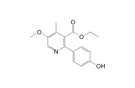 Ethyl 5-methoxy-2-(4'-hydroxyphenyl)-4-methylnicotinate