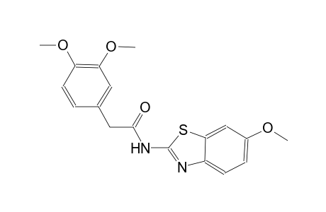 2-(3,4-dimethoxyphenyl)-N-(6-methoxy-1,3-benzothiazol-2-yl)acetamide