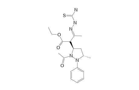 THIOSEMICARBAZONE_OF_ALPHA-(1-ACETYL-2-PHENYL-3-METHYL-5-PYRAZOLIDINYL)-ACETOACETIC_ESTER;DIASTEREOMER_1