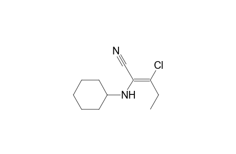 2-Pentenenitrile, 3-chloro-2-(cyclohexylamino)-, (Z)-