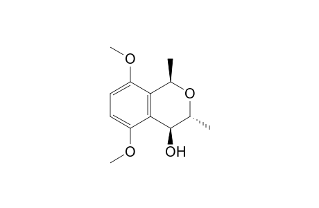 (1R,3R,4S)-5,8-dimethoxy-1,3-dimethyl-3,4-dihydro-1H-2-benzopyran-4-ol