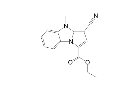 Ethyl 3-cyano-4-methyl-4H-pyrrolo[1,2-a]benzimidazole-1-carboxylate