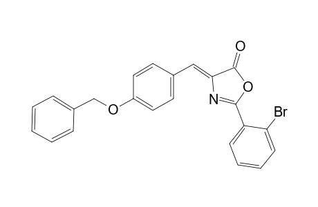 (4Z)-2-(2-bromophenyl)-4-[(4-phenylmethoxyphenyl)methylidene]-1,3-oxazol-5-one