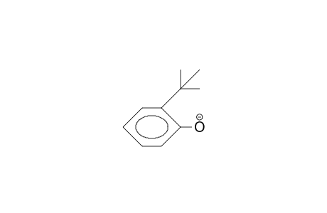 2-tert-Butyl-phenolate anion