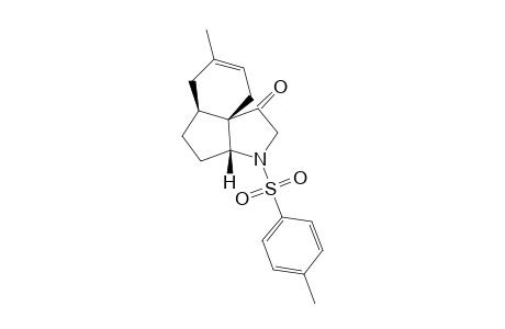 (3aS,7aS,9aR)-6-methyl-1-[(4-methylphenyl)sulfonyl]-1,2,4,7,7a,8,9,9a-octahydro-3H-indeno[1,7a-b]pyrrol-3-one