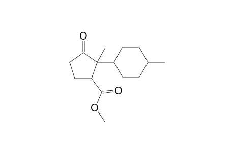 (2RS,3SR)-Methyl 2-Methyl-2-(4'-methylcyclohexyl)-1-oxocyclopentane-3-carboxylate