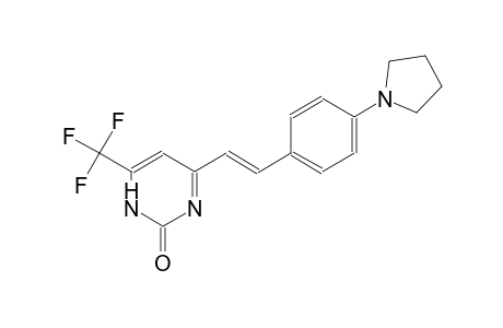 2(1H)-pyrimidinone, 4-[(E)-2-[4-(1-pyrrolidinyl)phenyl]ethenyl]-6-(trifluoromethyl)-
