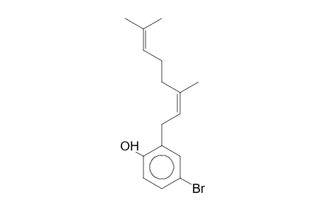 Phenol, 4-bromo-2-(3,7-dimethyl-2,6-octadienyl)- (Z)-