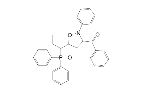 3-Benzoyl-5-(1'-diphenylphosphinoylpropyl)-2-phenylisoxazolidine