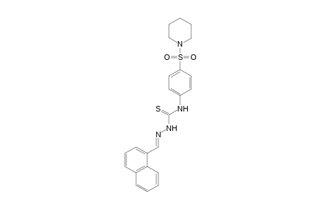 1-NAPHTHALDEHYDE, 4-[p-(PIPERIDINOSULFONYL)PHENYL]-3-THIOSEMICARBAZONE