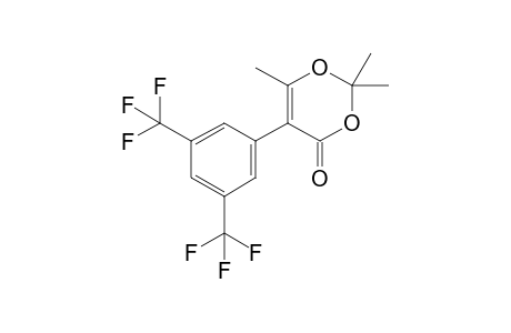 5-[3,5-Bis(trifluoromethyl)phenyl]-2,2,6-trimethyl-4H-1,3-dioxin-4-one