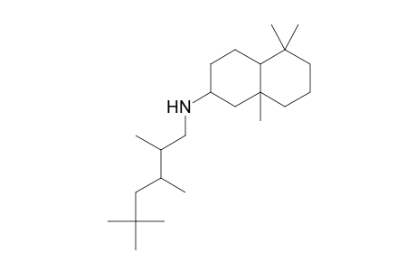 2-Naphthalenamine, decahydro-5,5,8a-trimethyl-N-(2,3,5,5-tetramethylhexyl)-