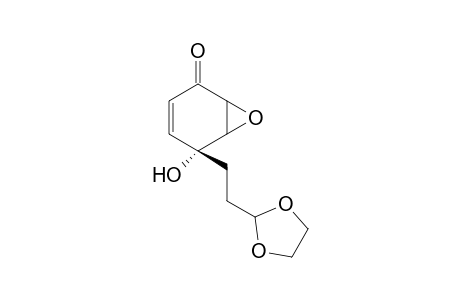 5-[2-(1,3-Dioxolan-2-ylethyl]-5-hydroxy-7-oxabicyclo[4.1.0]hept-3-en-2-one