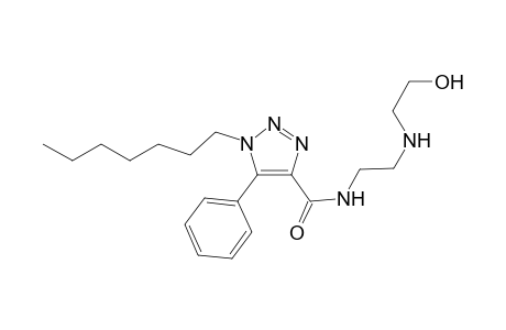 N-[2-(2-hydroxyethylamino)-ethyl]-1-heptyl-5-phenyl-1H-1,2,3-triazole-4-carboxamide