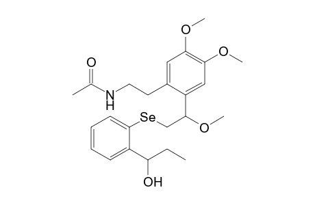 [2-(2-Acetamidoethyl-4,5-dimethoxyphenyl)-2-methoxyethyl]{2-[1-hydroxypropyl]phenyl} selenide