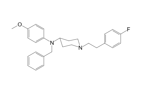 N-Benzyl-1-[2-(4-fluorophenyl)ethyl]-N-4-methoxyphenylpiperidin-4-amine