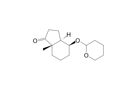[3aR-(3a.alpha.,4.beta.,7a.beta.)]-octahydro-4-[(tetrahydro-2H-pyran-2-yl)oxy]-7a-methyl-1H-inden-1-one