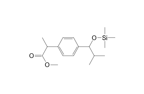 1-(1'-Methoxycarbonylethyl)-4-(1'-trimethylsilyloxy-2'-methylpropyl)benzene