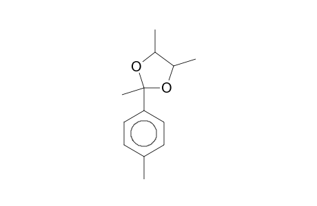 1,3-Dioxolane, 2,4,5-trimethyl-2-(p-tolyl)-