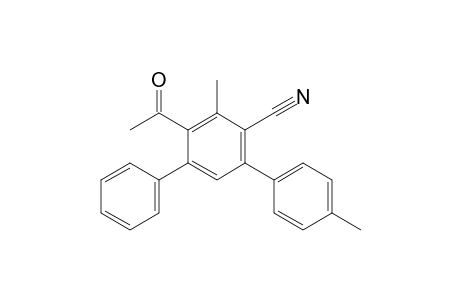 6'-acetyl-4'',5'-dimethyl-[1,1':3',1''-terphenyl]-4'-carbonitrile
