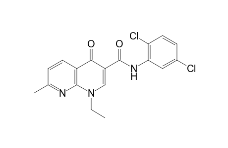 2',5'-dichloro-1,4-dihydro-1-ethyl-7-methyl-4-oxo-1,8-naphthyridine-3-carboxanilide