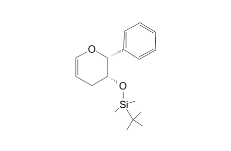 (2R*,3R*)-tert-Butyldimethyl(2-phenyl-3,4-hydro-2H-pyran-3-yloxy)silane