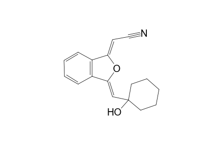 (Z)-2-{(Z)-3-[(1-Hydroxycyclohexyl)methylene]isobenzofuran-1(3H)-ylidene}acetonitrile
