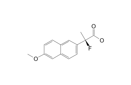 (R)-(-)-2-FLUORO-2-[6-METHOXY-(2-NAPHTHYL)]-PROPIONIC-ACID