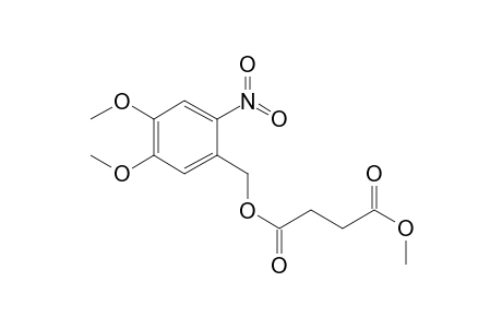 Succinic acid (4,5-Dimethoxy-2-nitrobenzyl) ester Methyl ester