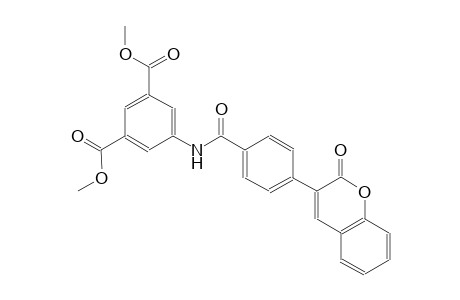 dimethyl 5-{[4-(2-oxo-2H-chromen-3-yl)benzoyl]amino}isophthalate