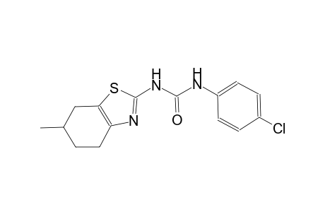 N-(4-chlorophenyl)-N'-(6-methyl-4,5,6,7-tetrahydro-1,3-benzothiazol-2-yl)urea