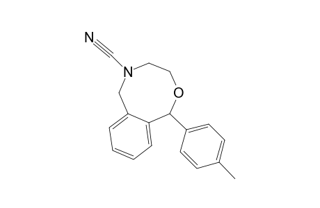 1-(4-TOLYL)-3,4,5,6-TETRAHYDRO-1H-2,5-BENZOXACINE-5-CARBONITRILE