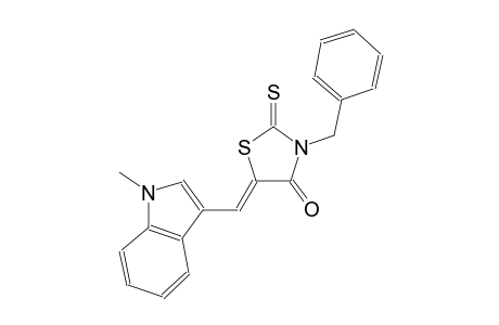 (5Z)-3-benzyl-5-[(1-methyl-1H-indol-3-yl)methylene]-2-thioxo-1,3-thiazolidin-4-one