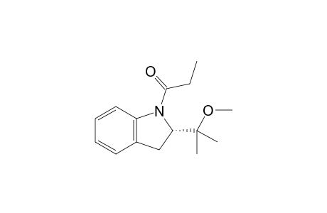 1-((S)-2-(2-Methoxypropan-2-yl)indoline-1-yl)propan-1-one
