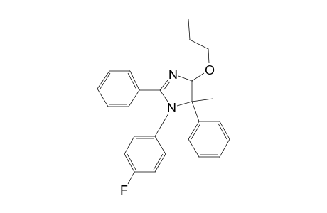 1H-Imidazole, 1-(4-fluorophenyl)-4,5-dihydro-5-methyl-2,5-diphenyl-4-propoxy-