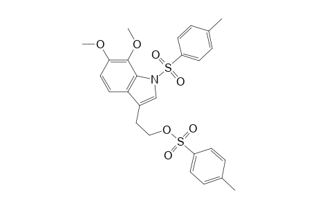 2-[6,7-dimethoxy-1-(4-methylphenyl)sulfonyl-indol-3-yl]ethyl 4-methylbenzenesulfonate