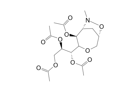 [(1S-[1.alpha.,4.alpha.(1R*,2R*),5.alpha.,6.alpha.]]-1-(5-Acetyloxy-7-methyl-3,8-dioxa-7-azabicyclo[4.2.1]non-4-yl)-1,2,3-propanetriol triacetate