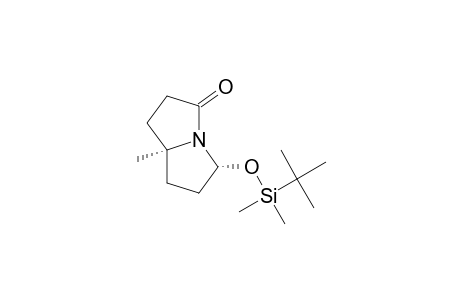 3H-Pyrrolizin-3-one, 5-[[(1,1-dimethylethyl)dimethylsilyl]oxy]hexahy dro-7a-methyl-, cis-