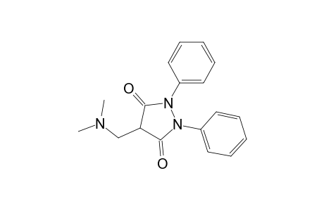 4-[(dimethylamino)methyl]-1,2-diphenyl-3,5-pyrazolidinedione