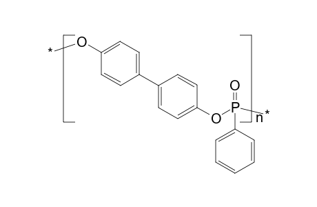Poly(phenylphosphonate) from 4,4'-dihydroxybiphenyl