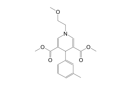 dimethyl 1-(2-methoxyethyl)-4-(3-methylphenyl)-1,4-dihydro-3,5-pyridinedicarboxylate
