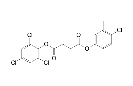 Succinic acid, 4-chloro-3-methylphenyl 2,4,6-trichlorophenyl ester