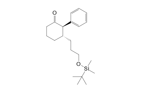 trans-3-(3-((tert-Butyldimethylsilyl)oxy)propyl)-2-phenylcyclohexan-1-one