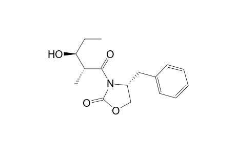(4R)-3-[(2R,3S)-2-methyl-3-oxidanyl-pentanoyl]-4-(phenylmethyl)-1,3-oxazolidin-2-one