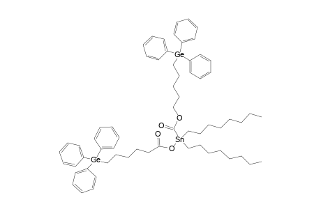 Tin bis[(triphenylgermanyl)propyl]-acetate} - Dioctyl Derivative