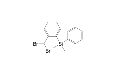 [2-(Dibromomethyl)phenyl]dimethylphenylsilane