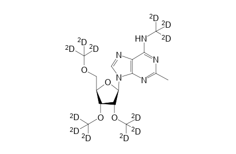N(6),o-2',3',5'-tetra(methyl-D3)-1-methyladenosine