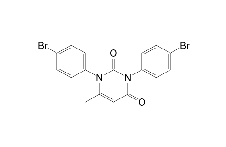 6-Methyl-1,3-bis(p-bromophenyl)pyrimidine-2,4(1H,3H)-dione