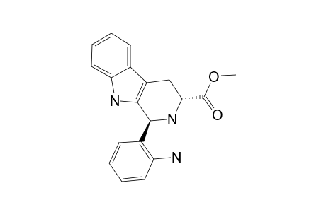 trans-(3-[Methoxycarbonyl]-1,2,3,4-tetrahydro-9H-pyrido[3,4-B]indol-1-yl)-(2-amino-benzene)