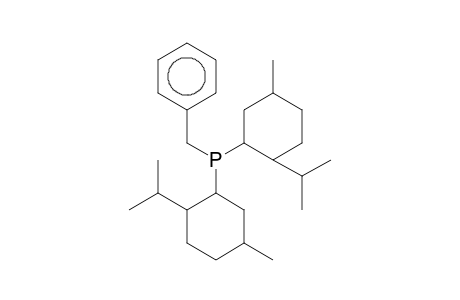 PHOSPHINE, BIS[5-METHYL-2-(1-METHYLETHYL)CYCLOHEXYL](PHENYLMETHYL)-, [1alpha(1R*,2S*,5R*),2beta,5alpha]-